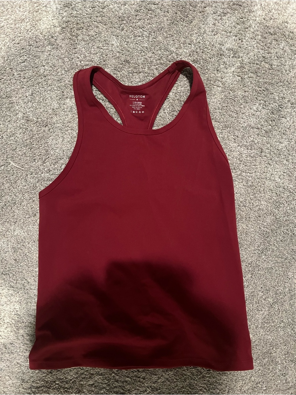 Peloton Women's Deep Red Racerback Tank Top